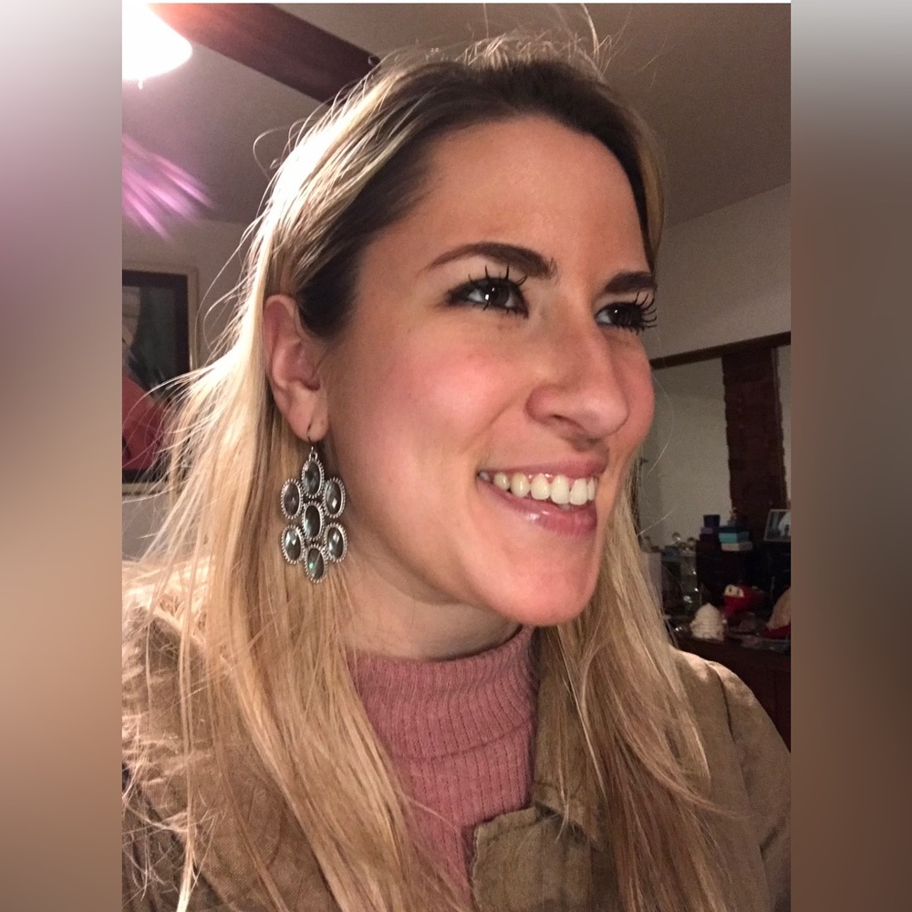 Gorgeous lucky brand jeweled drop earrings